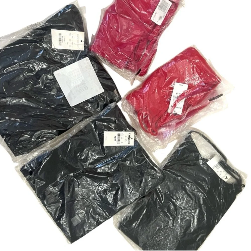 Set of 6 NWT Built-In Bra Tank Tops - Picture 3 of 5